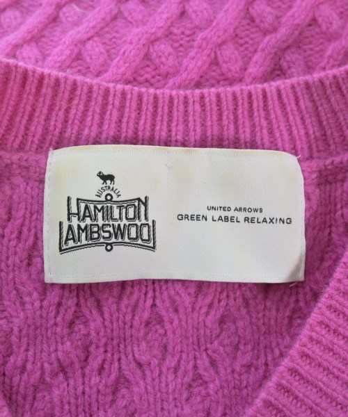 green label relaxing（グリーンレーベルリラクシング）ニット・セーター ピンク サイズ:F レディース/2200652211030