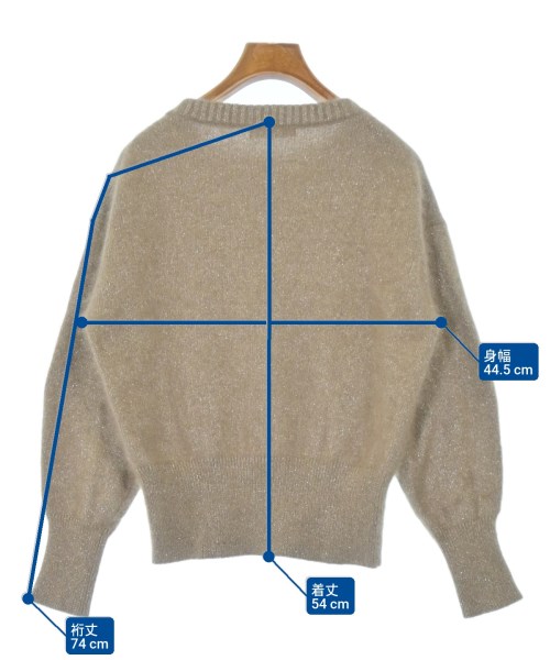 green label relaxing（グリーンレーベルリラクシング）ニット・セーター ベージュ サイズ:-(XL位) レディース/2200653580081