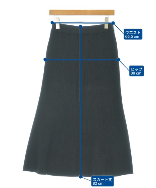 green label relaxing（グリーンレーベルリラクシング）ロング・マキシ丈スカート 黒 サイズ:-(M位) レディース/2200654013014