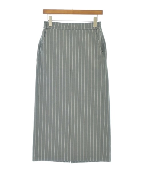 green label relaxing(グリーンレーベルリラクシング)ロング・マキシ丈スカート グレー サイズ:F/2200652217018