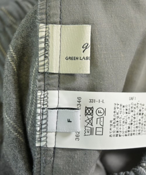 green label relaxing（グリーンレーベルリラクシング）ロング・マキシ丈スカート グレー サイズ:F レディース/2200652217018
