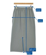 green label relaxing（グリーンレーベルリラクシング）ロング・マキシ丈スカート グレー サイズ:F レディース/2200652217018