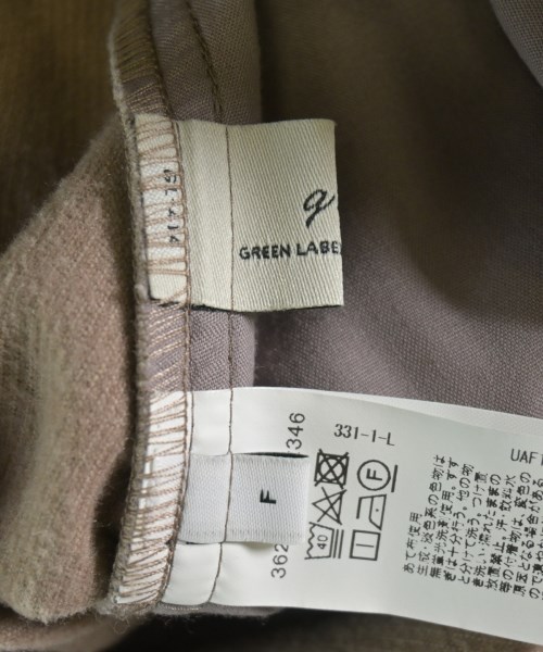 green label relaxing（グリーンレーベルリラクシング）ロング・マキシ丈スカート 茶 サイズ:F レディース/2200652217025