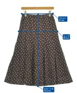green label relaxing（グリーンレーベルリラクシング）ロング・マキシ丈スカート 茶 サイズ:-(M位) レディース/2200658527036