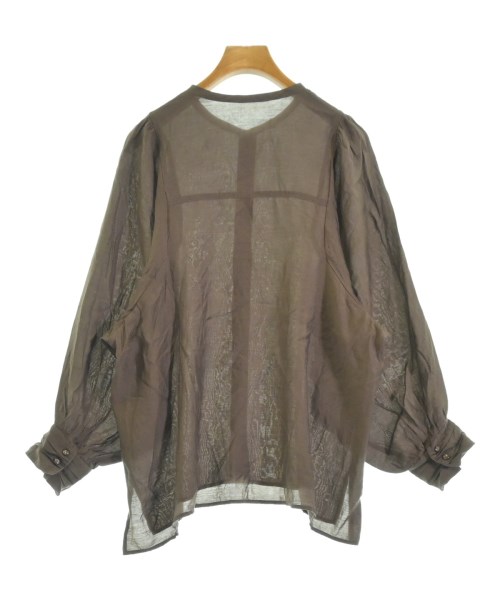 green label relaxing（グリーンレーベルリラクシング）カジュアルシャツ 茶 サイズ:F レディース/2200658527272