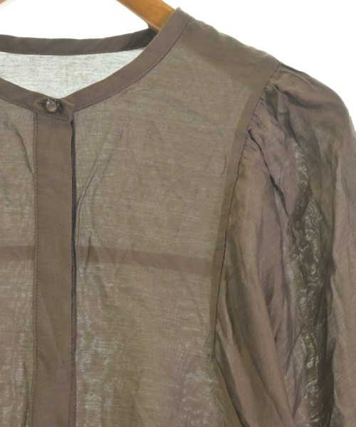 green label relaxing（グリーンレーベルリラクシング）カジュアルシャツ 茶 サイズ:F レディース/2200658527272