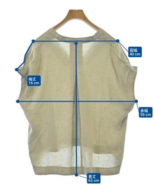 green label relaxing（グリーンレーベルリラクシング）ベスト ベージュ サイズ:F レディース/2200648239208