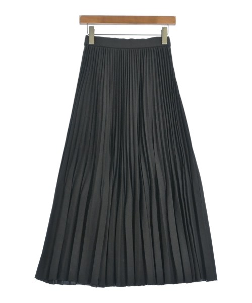 green label relaxing(グリーンレーベルリラクシング)ロング・マキシ丈スカート 黒 サイズ:F/2200650401235