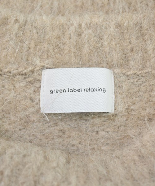 green label relaxing（グリーンレーベルリラクシング）ニット・セーター ベージュ サイズ:F レディース/2200656389025