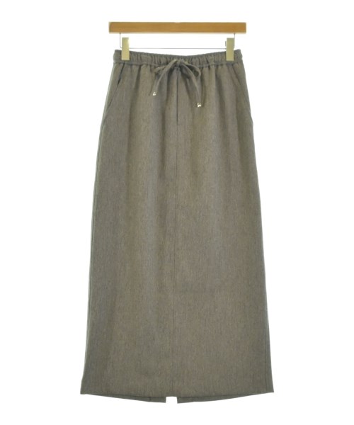 green label relaxing(グリーンレーベルリラクシング)ロング・マキシ丈スカート グレー サイズ:38(M位)/2200656389056