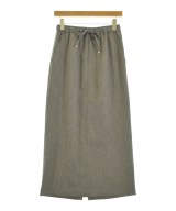 green label relaxing（グリーンレーベルリラクシング）ロング・マキシ丈スカート グレー サイズ:38(M位) レディース/2200656389056