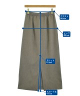 green label relaxing（グリーンレーベルリラクシング）ロング・マキシ丈スカート グレー サイズ:38(M位) レディース/2200656389056