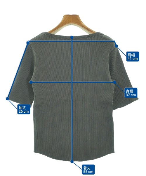 green label relaxing（グリーンレーベルリラクシング）Tシャツ・カットソー グレー サイズ:-(M位) レディース/2200653811178