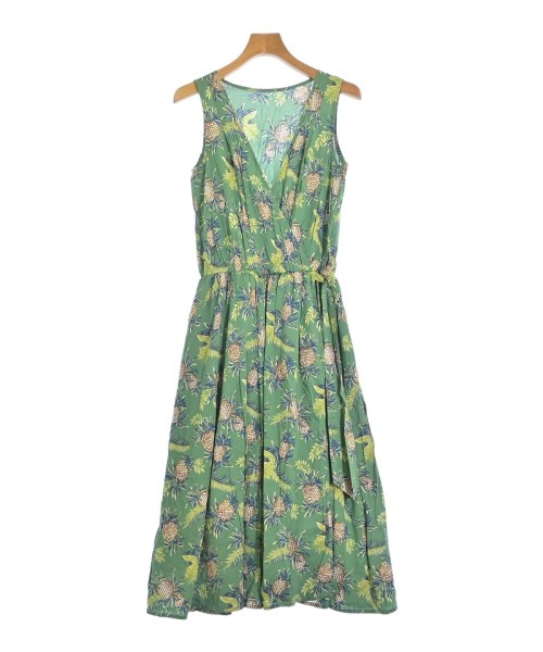 green label relaxing(グリーンレーベルリラクシング)ワンピース 緑 サイズ:F/2200659980069