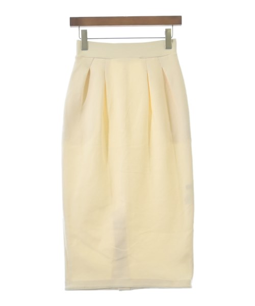 green label relaxing(グリーンレーベルリラクシング)ロング・マキシ丈スカート 白 サイズ:F/2200659991034