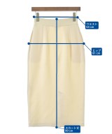 green label relaxing（グリーンレーベルリラクシング）ロング・マキシ丈スカート 白 サイズ:F レディース/2200659991034