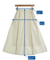 green label relaxing（グリーンレーベルリラクシング）ロング・マキシ丈スカート 白 サイズ:36(S位) レディース/2200655331049