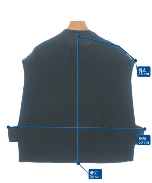 green label relaxing（グリーンレーベルリラクシング）ベスト 黒 サイズ:F レディース/2200660411095