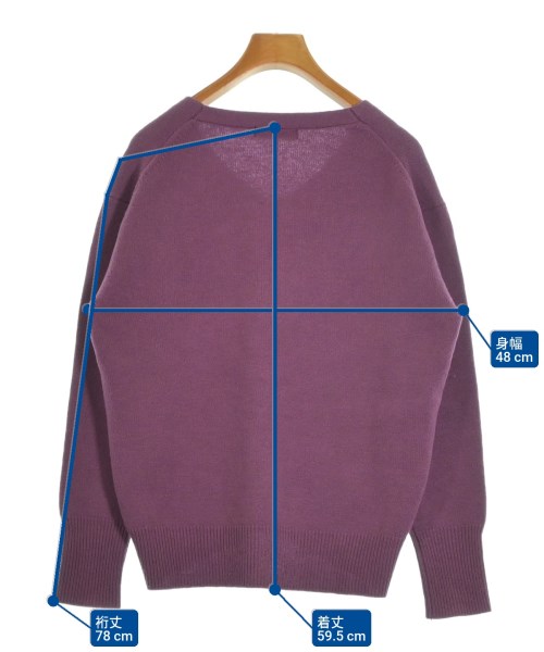 green label relaxing（グリーンレーベルリラクシング）ニット・セーター 紫 サイズ:-(M位) レディース/2200658467035