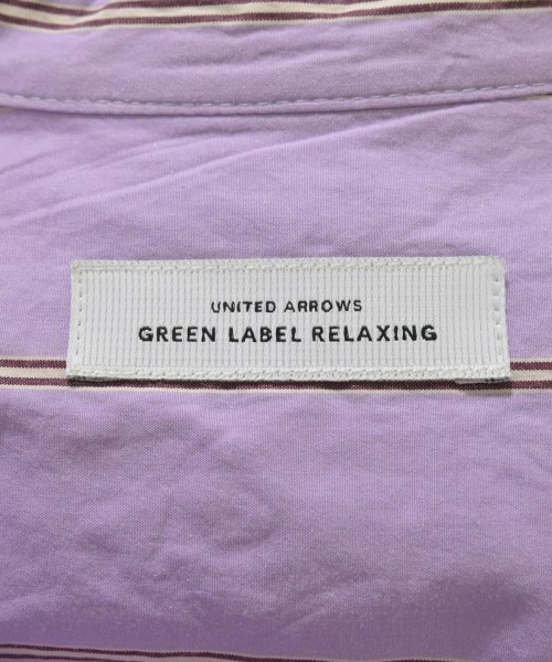 green label relaxing（グリーンレーベルリラクシング）カジュアルシャツ 紫 サイズ:F レディース/2200660165028