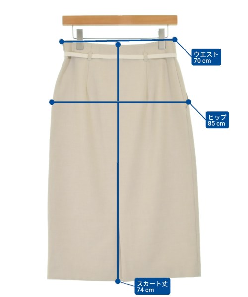 green label relaxing（グリーンレーベルリラクシング）ロング・マキシ丈スカート ベージュ サイズ:40(M位) レディース/2200657457044