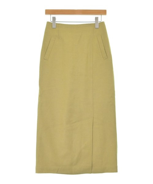 green label relaxing(グリーンレーベルリラクシング)ロング・マキシ丈スカート 緑 サイズ:38(M位)/2200657457051