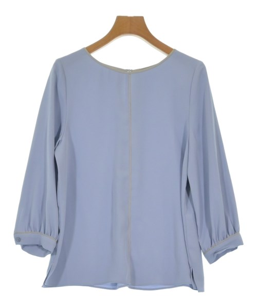 green label relaxing(グリーンレーベルリラクシング)ブラウス 青 サイズ:F/2200657520168