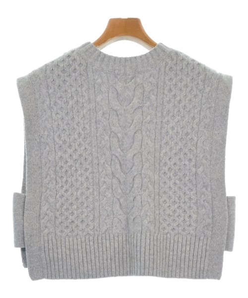 green label relaxing（グリーンレーベルリラクシング）ベスト グレー サイズ:F レディース/2200647700112