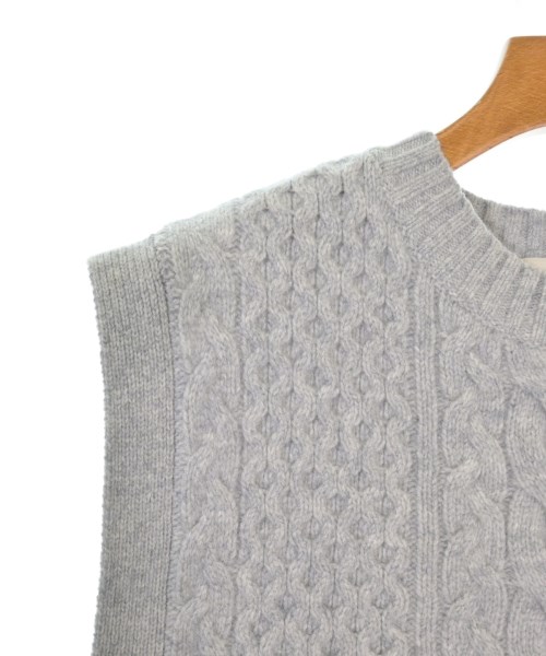 green label relaxing（グリーンレーベルリラクシング）ベスト グレー サイズ:F レディース/2200647700112