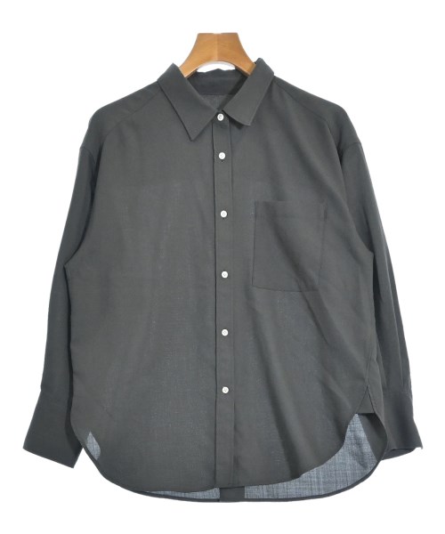 green label relaxing(グリーンレーベルリラクシング)カジュアルシャツ グレー サイズ:F/2200659059055
