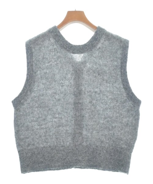 green label relaxing（グリーンレーベルリラクシング）ベスト グレー サイズ:F レディース/2200659059185