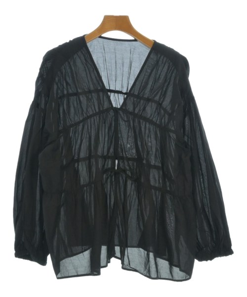 green label relaxing(グリーンレーベルリラクシング)ブラウス 黒 サイズ:F/2200659059215