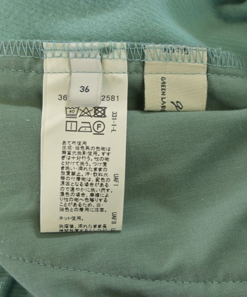 green label relaxing（グリーンレーベルリラクシング）スラックス 緑 サイズ:36(S位) レディース/2200661384046