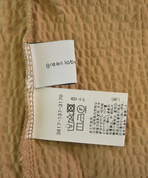green label relaxing（グリーンレーベルリラクシング）ブラウス ベージュ サイズ:F レディース/2200660636061