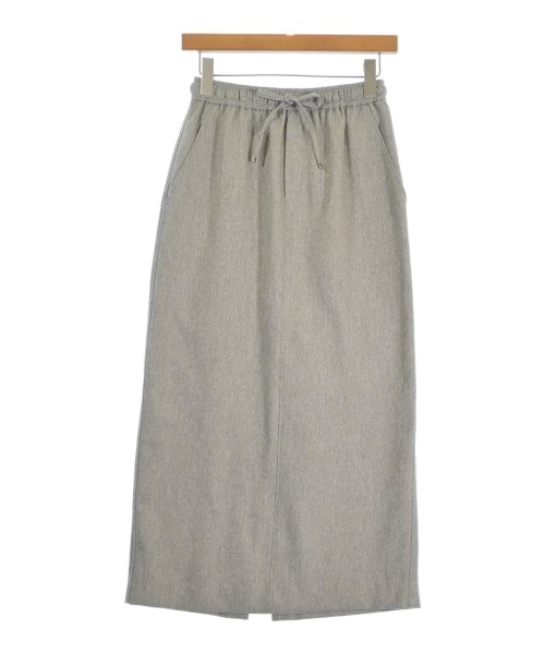 green label relaxing(グリーンレーベルリラクシング)ロング・マキシ丈スカート グレー サイズ:36(S位)/2200657324100