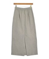 green label relaxing（グリーンレーベルリラクシング）ロング・マキシ丈スカート グレー サイズ:36(S位) レディース/2200657324100