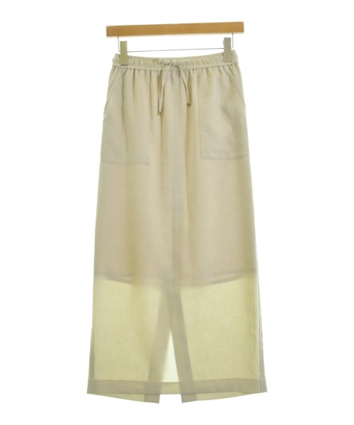 green label relaxing(グリーンレーベルリラクシング)ロング・マキシ丈スカート ベージュ サイズ:36(S位)/2200658942112