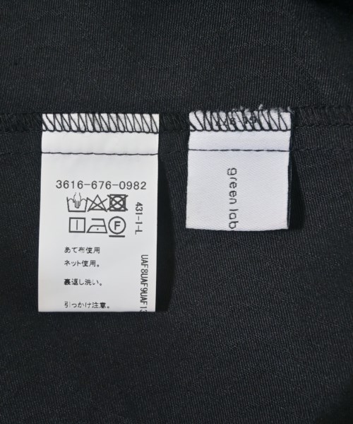 green label relaxing（グリーンレーベルリラクシング）ブラウス 黒 サイズ:F レディース/2200658715150