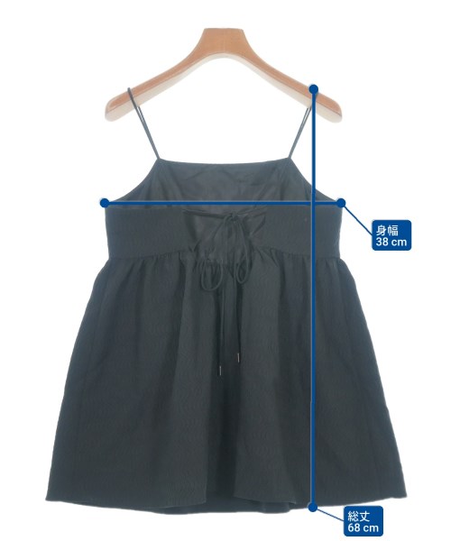 green label relaxing（グリーンレーベルリラクシング）ブラウス 黒 サイズ:F レディース/2200658715150