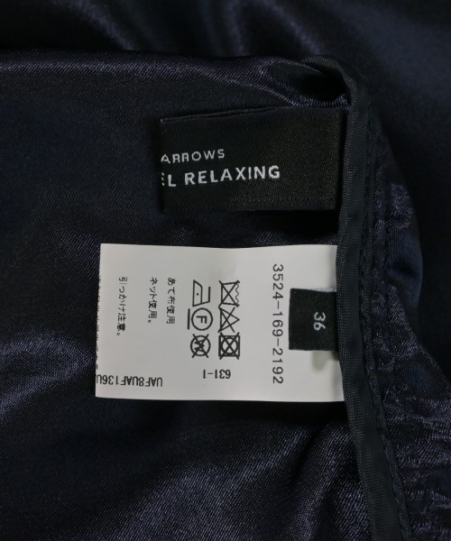 green label relaxing（グリーンレーベルリラクシング）ロング・マキシ丈スカート 紺 サイズ:36(S位) レディース/2200707271019