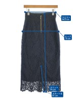 green label relaxing（グリーンレーベルリラクシング）ロング・マキシ丈スカート 紺 サイズ:36(S位) レディース/2200707271019