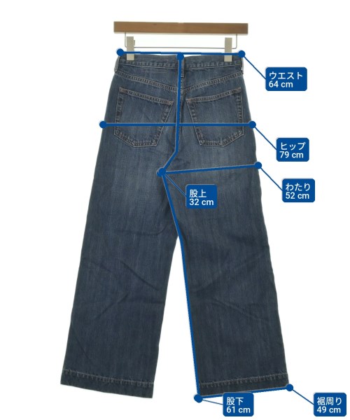 green label relaxing（グリーンレーベルリラクシング）デニムパンツ 青 サイズ:XS レディース/2200709314202