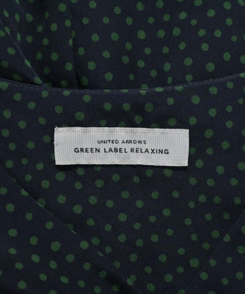 green label relaxing（グリーンレーベルリラクシング）シャツワンピース 紺 サイズ:-(L位) レディース/2200709221197