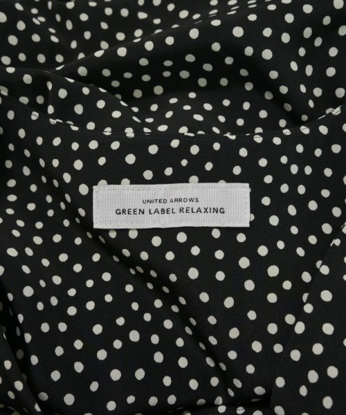 green label relaxing（グリーンレーベルリラクシング）シャツワンピース 黒 サイズ:-(L位) レディース/2200709221203