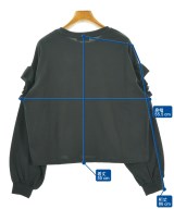 green label relaxing（グリーンレーベルリラクシング）Tシャツ・カットソー 黒 サイズ:F レディース/2200710401045