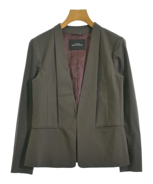 green label relaxing（グリーンレーベルリラクシング）ノーカラージャケット 茶 サイズ:36(S位) レディース/2200710892034