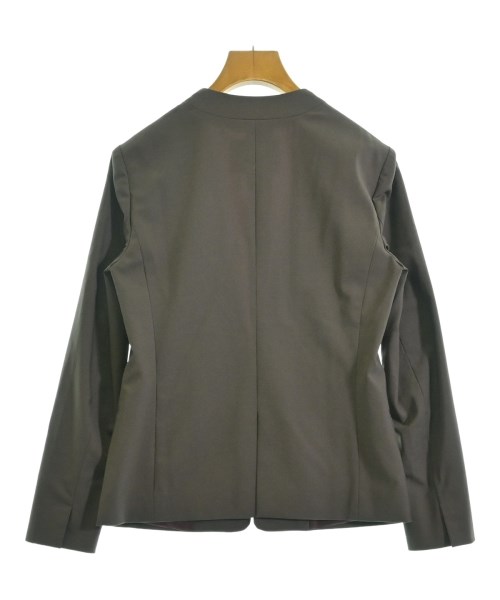 green label relaxing（グリーンレーベルリラクシング）ノーカラージャケット 茶 サイズ:36(S位) レディース/2200710892034