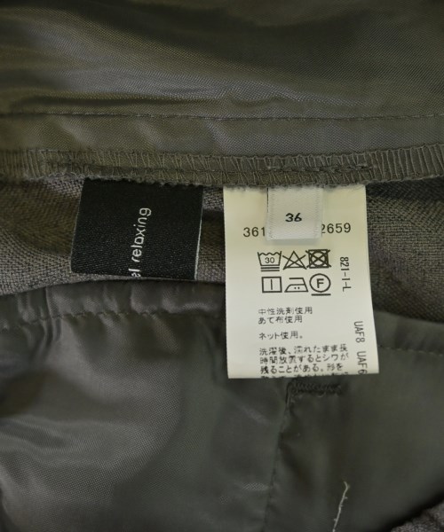 green label relaxing（グリーンレーベルリラクシング）スラックス グレー サイズ:36(S位) レディース/2200709829140