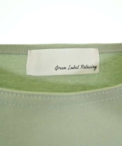 green label relaxing（グリーンレーベルリラクシング）Tシャツ・カットソー 緑 サイズ:F レディース/2200714889023