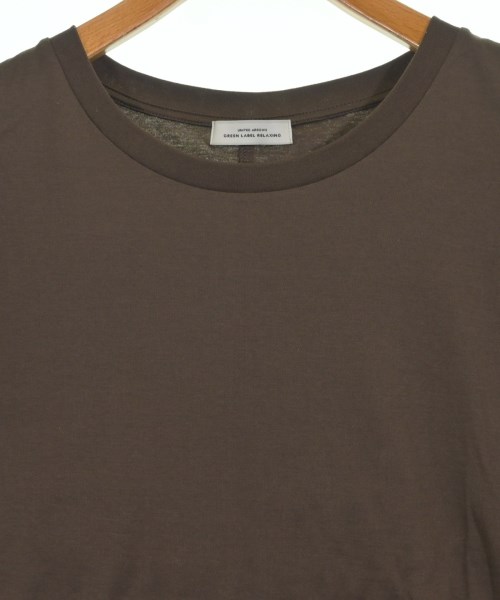 green label relaxing（グリーンレーベルリラクシング）Tシャツ・カットソー 茶 サイズ:F レディース/2200715265055